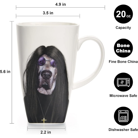 Pets Rock Ozzy Coffee Mug - Picture 4 of 4